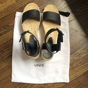 VINCE ‘Abby’ platform espadrilles.